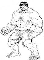 kolorowanki Hulk nr  2